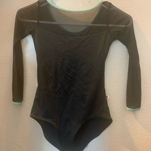 Mesh Sleeve Yumiko leotard